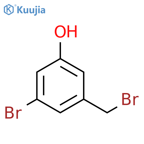 Phenol, 3-bromo-5-(bromomethyl)- structure