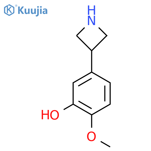 5-(azetidin-3-yl)-2-methoxyphenol structure