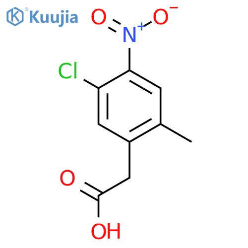 5-Chloro-2-methyl-4-nitrophenylacetic acid structure