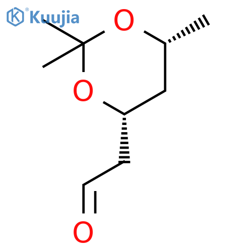 1,3-DIOXANE-4-ACETALDEHYDE, 2,2,6-TRIMETHYL-, CIS- structure
