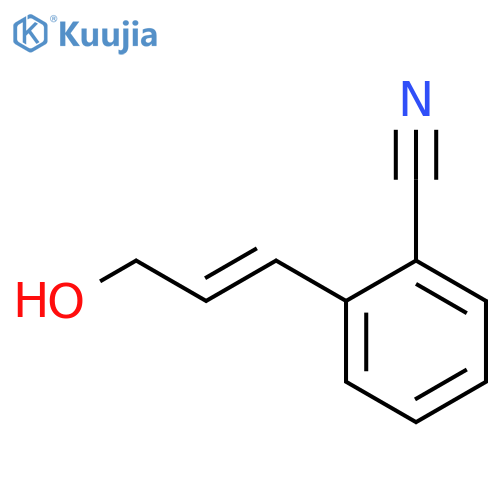 2-(3-hydroxyprop-1-en-1-yl)benzonitrile structure