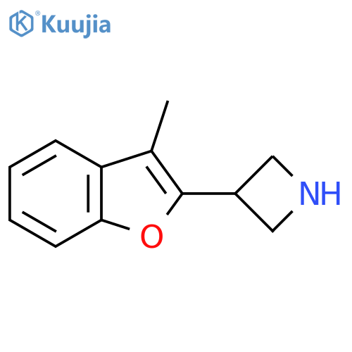 3-(3-methyl-1-benzofuran-2-yl)azetidine structure