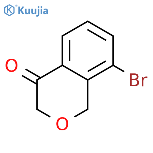 8-bromo-3,4-dihydro-1H-2-benzopyran-4-one structure