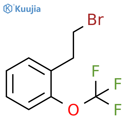 1-(2-bromoethyl)-2-(trifluoromethoxy)benzene structure