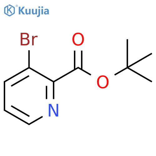 Tert-butyl 3-bromopicolinate structure