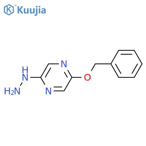 2-(Benzyloxy)-5-hydrazinylpyrazine structure