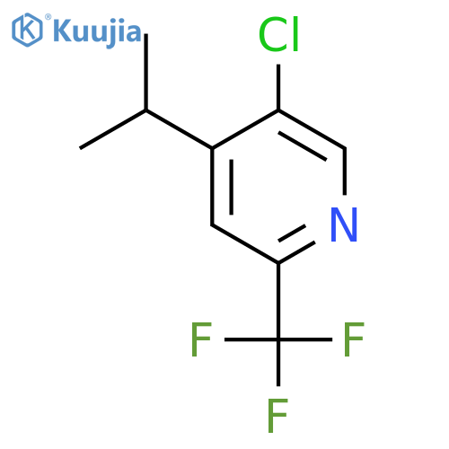 5-chloro-4-propan-2-yl-2-(trifluoromethyl)pyridine structure