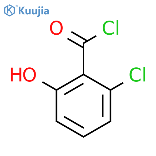 2-Chloro-6-hydroxybenzoyl chloride structure