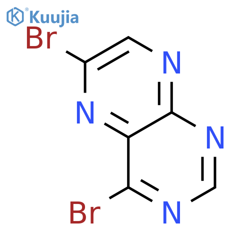 4,6-Dibromopteridine structure