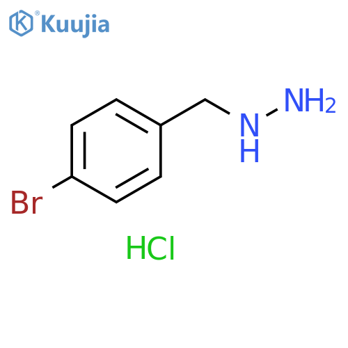 (4-bromophenyl)methylhydrazine dihydrochloride structure