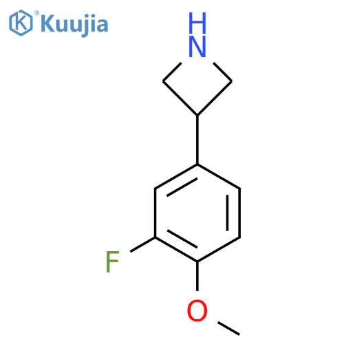 3-(3-fluoro-4-methoxyphenyl)azetidine structure