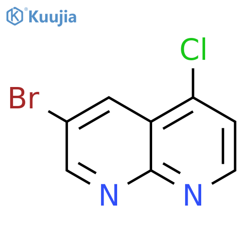3-Bromo-5-chloro-1,8-naphthyridine structure