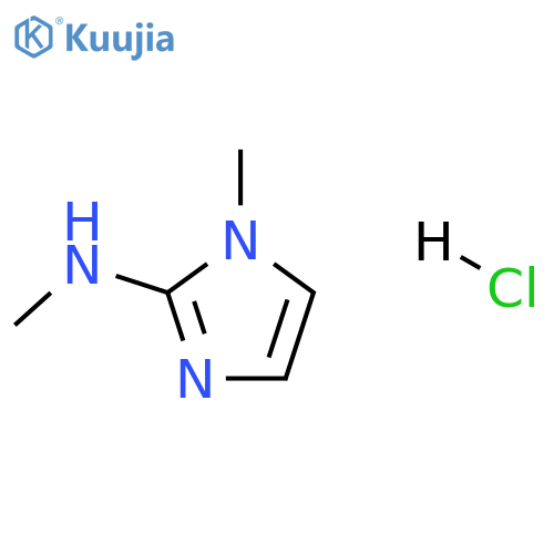 N,1-dimethyl-1H-imidazol-2-amine hydrochloride structure