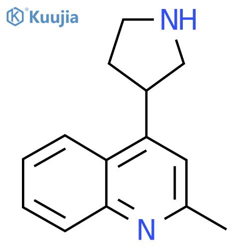 2-Methyl-4-(pyrrolidin-3-yl)quinoline structure