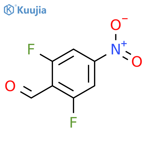 2,6-difluoro-4-nitrobenzaldehyde structure