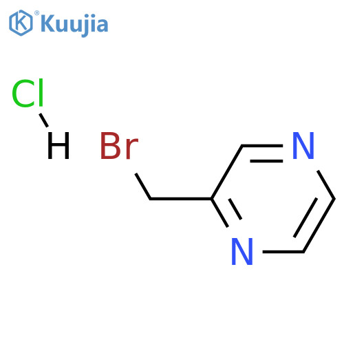 2-(bromomethyl)pyrazine hydrochloride structure
