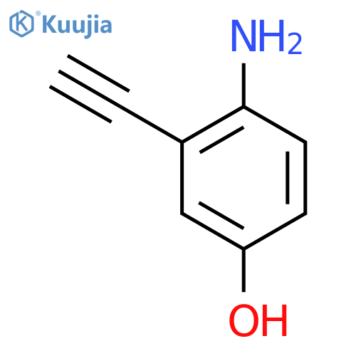 4-Amino-3-ethynylphenol structure