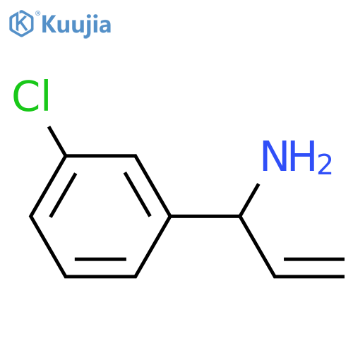 1-(3-chlorophenyl)prop-2-en-1-amine structure