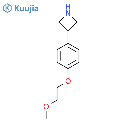 3-[4-(2-Methoxyethoxy)phenyl]azetidine structure