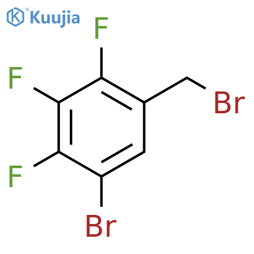 5-Bromo-2,3,4-trifluorobenzyl bromide structure