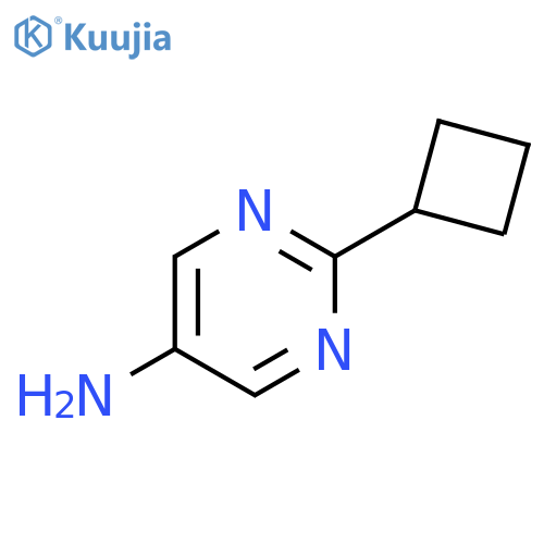 5-AMINO-2-(CYCLOBUTYL)PYRIMIDINE structure
