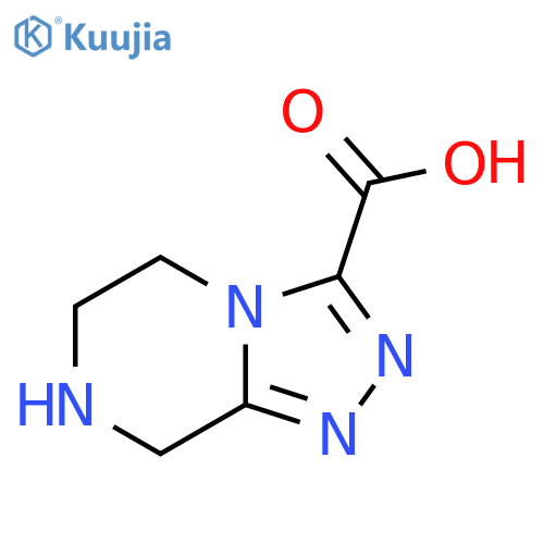 5H,6H,7H,8H-[1,2,4]Triazolo[4,3-a]pyrazine-3-carboxylic acid structure