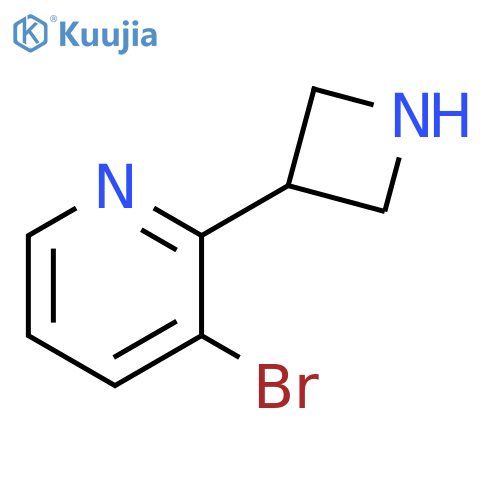 2-(azetidin-3-yl)-3-bromopyridine structure