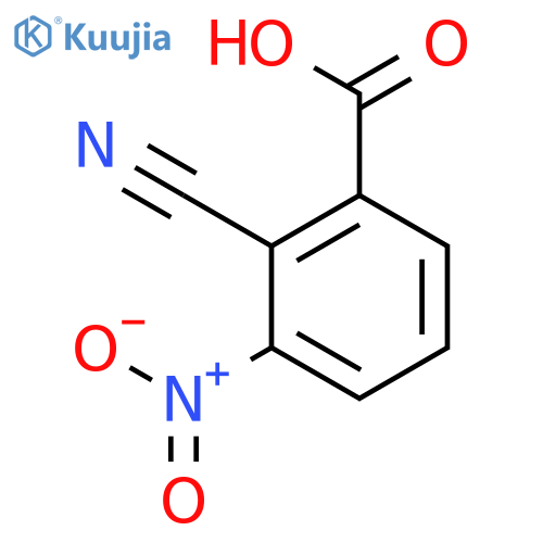 2-cyano-3-nitro-benzoic acid structure