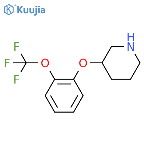 3-2-(trifluoromethoxy)phenoxypiperidine structure