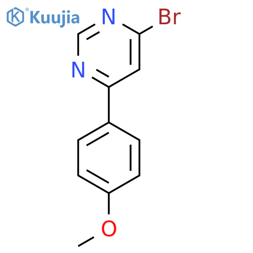 4-Bromo-6-(4-methoxyphenyl)pyrimidine structure
