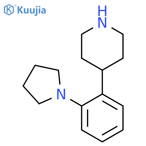4-2-(pyrrolidin-1-yl)phenylpiperidine structure