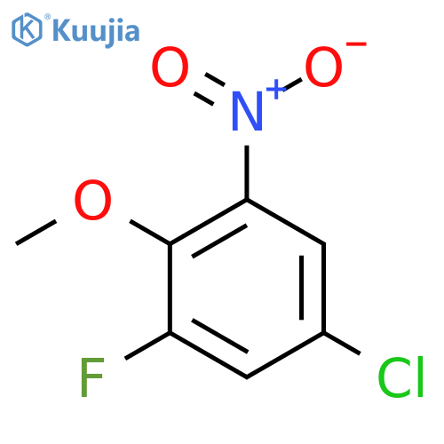 5-Chloro-1-fluoro-2-methoxy-3-nitrobenzene structure