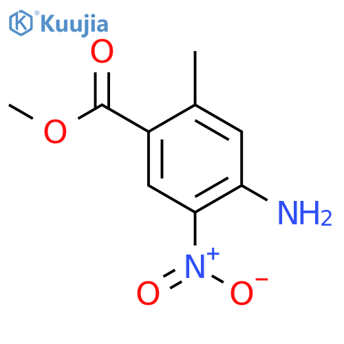 Methyl 4-amino-2-methyl-5-nitrobenzoate structure
