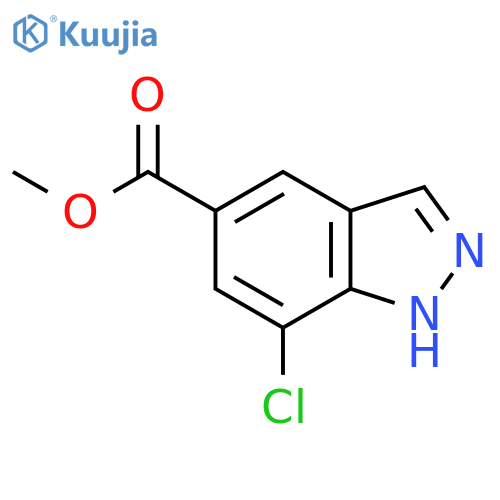 Methyl 7-chloro-1H-indazole-5-carboxylate structure