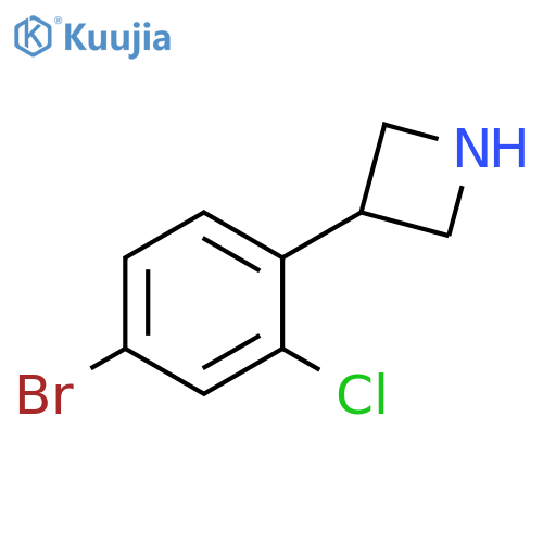 3-(4-bromo-2-chlorophenyl)azetidine structure