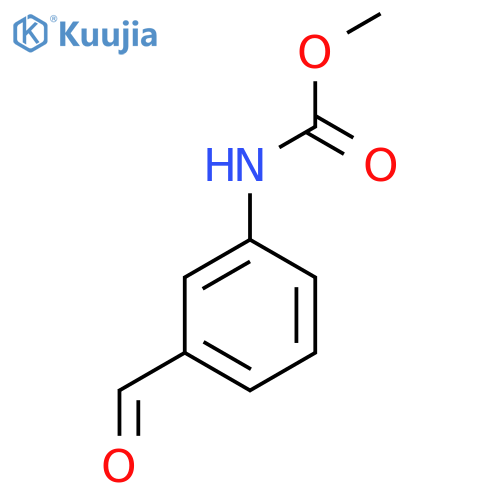Methyl 3-formylphenylcarbamate structure