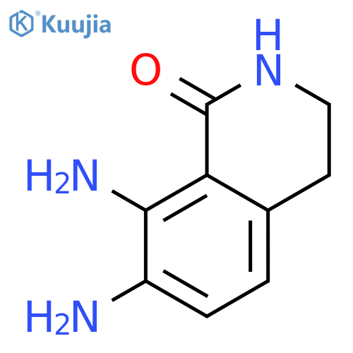 7,8-diamino-3,4-dihydroisoquinolin-1(2H)-one structure