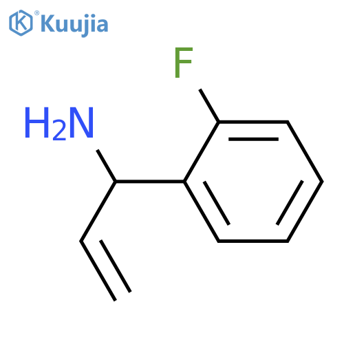 1-(2-fluorophenyl)prop-2-en-1-amine structure