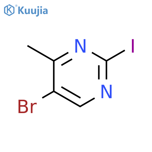 5-Bromo-2-iodo-4-methylpyrimidine structure
