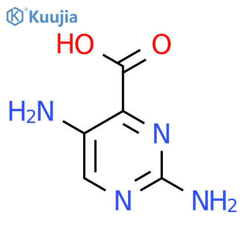 2,5-Diaminopyrimidine-4-carboxylic acid structure