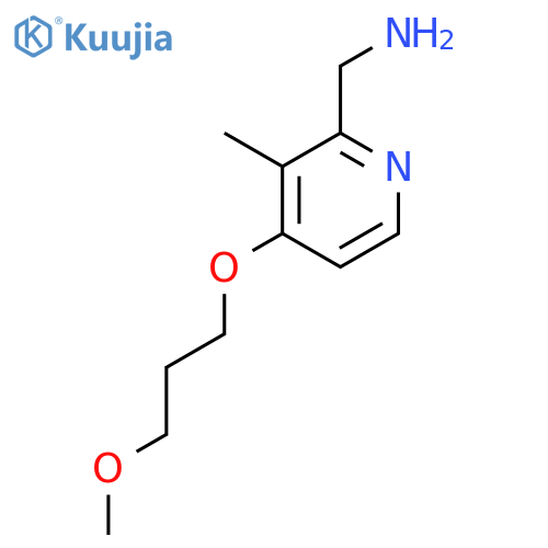 4-(3-methoxypropoxy)-3-methylpyridin-2-ylmethanamine structure
