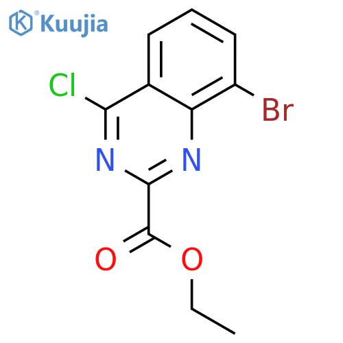 Ethyl 8-bromo-4-chloroquinazoline-2-carboxylate structure