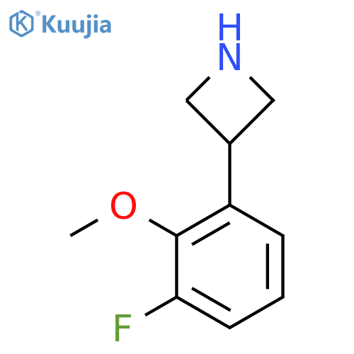 3-(3-fluoro-2-methoxyphenyl)azetidine structure