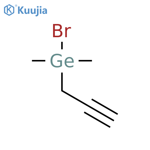 Germane, bromodimethyl-2-propynyl- structure