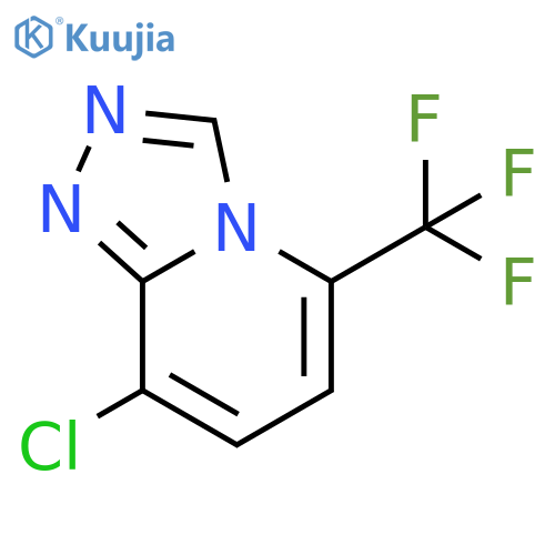 8-Chloro-5-(trifluoromethyl)-[1,2,4]triazolo[4,3-a]pyridine structure