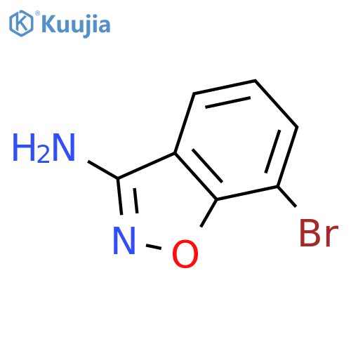 7-Bromobenzodisoxazol-3-amine structure