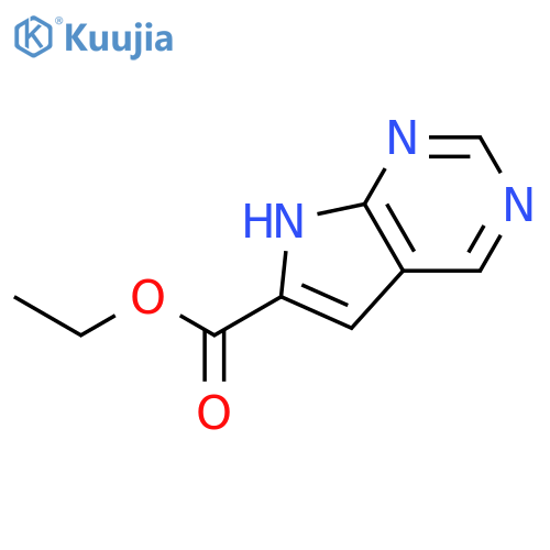 Ethyl 7H-pyrrolo[2,3-d]pyrimidine-6-carboxylate structure
