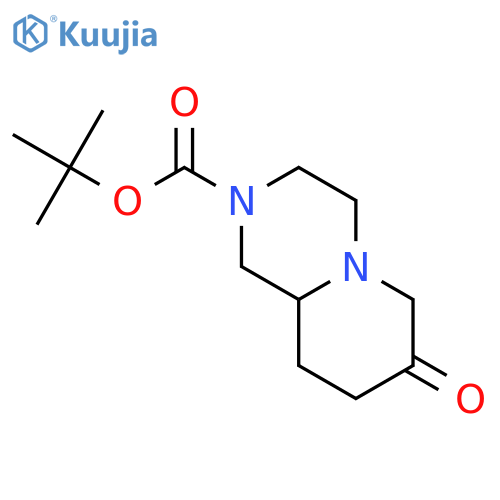 tert-butyl 7-oxo-3,4,6,8,9,9a-hexahydro-1H-pyrido[1,2-a]pyrazine-2-carboxylate structure