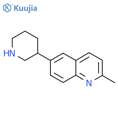 2-methyl-6-(piperidin-3-yl)quinoline structure