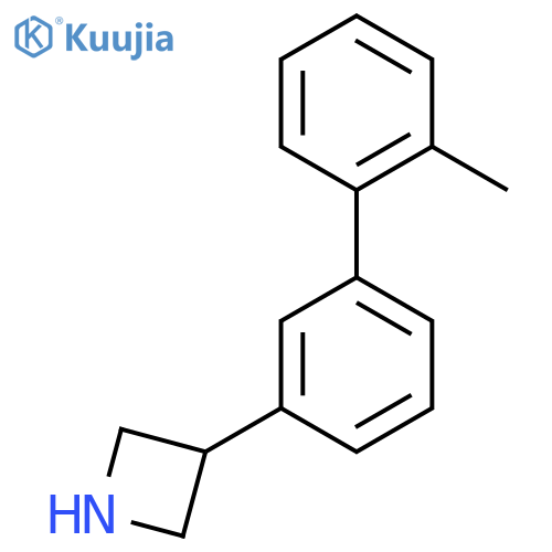 3-3-(2-methylphenyl)phenylazetidine structure